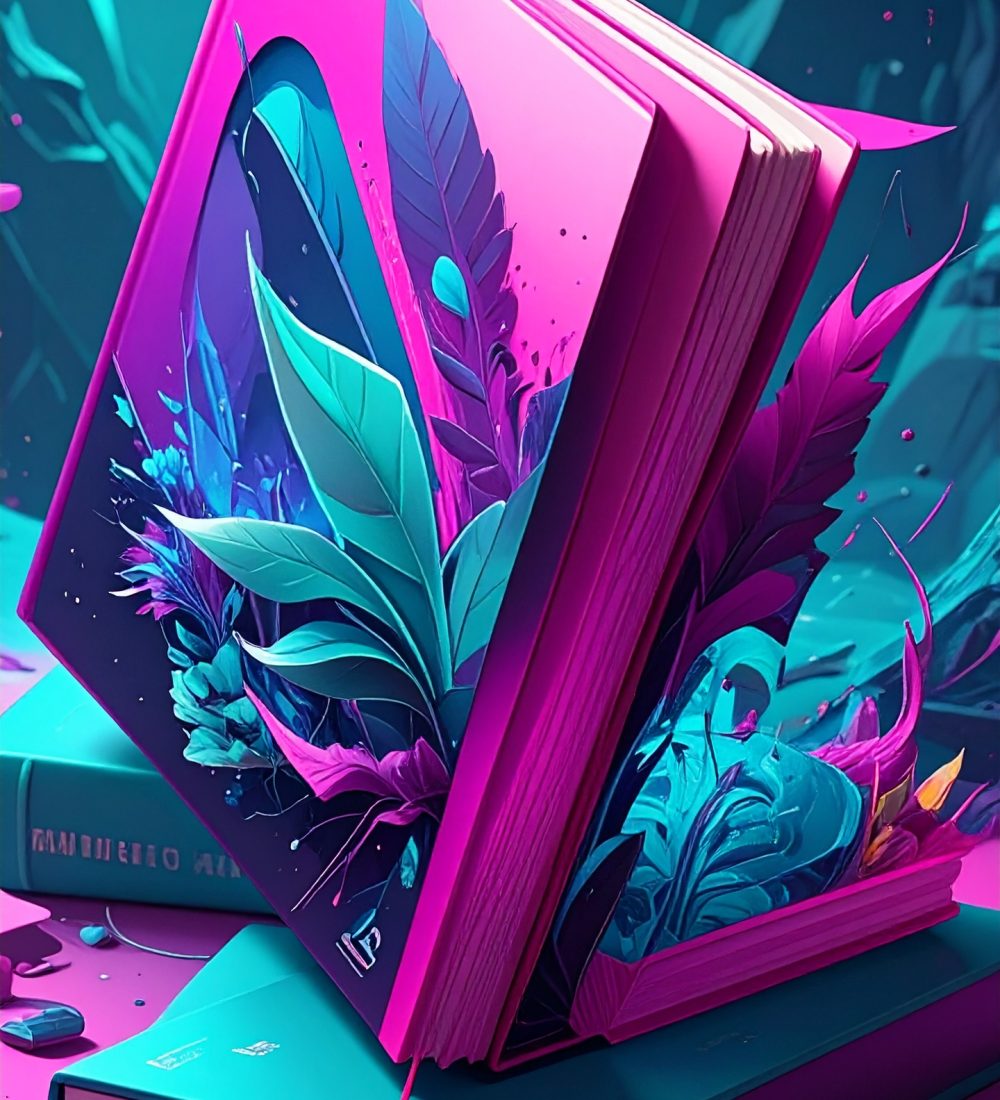 Firefly_manual - booklet of how to use modern technology in cyan and magenta not abstract - D 565114